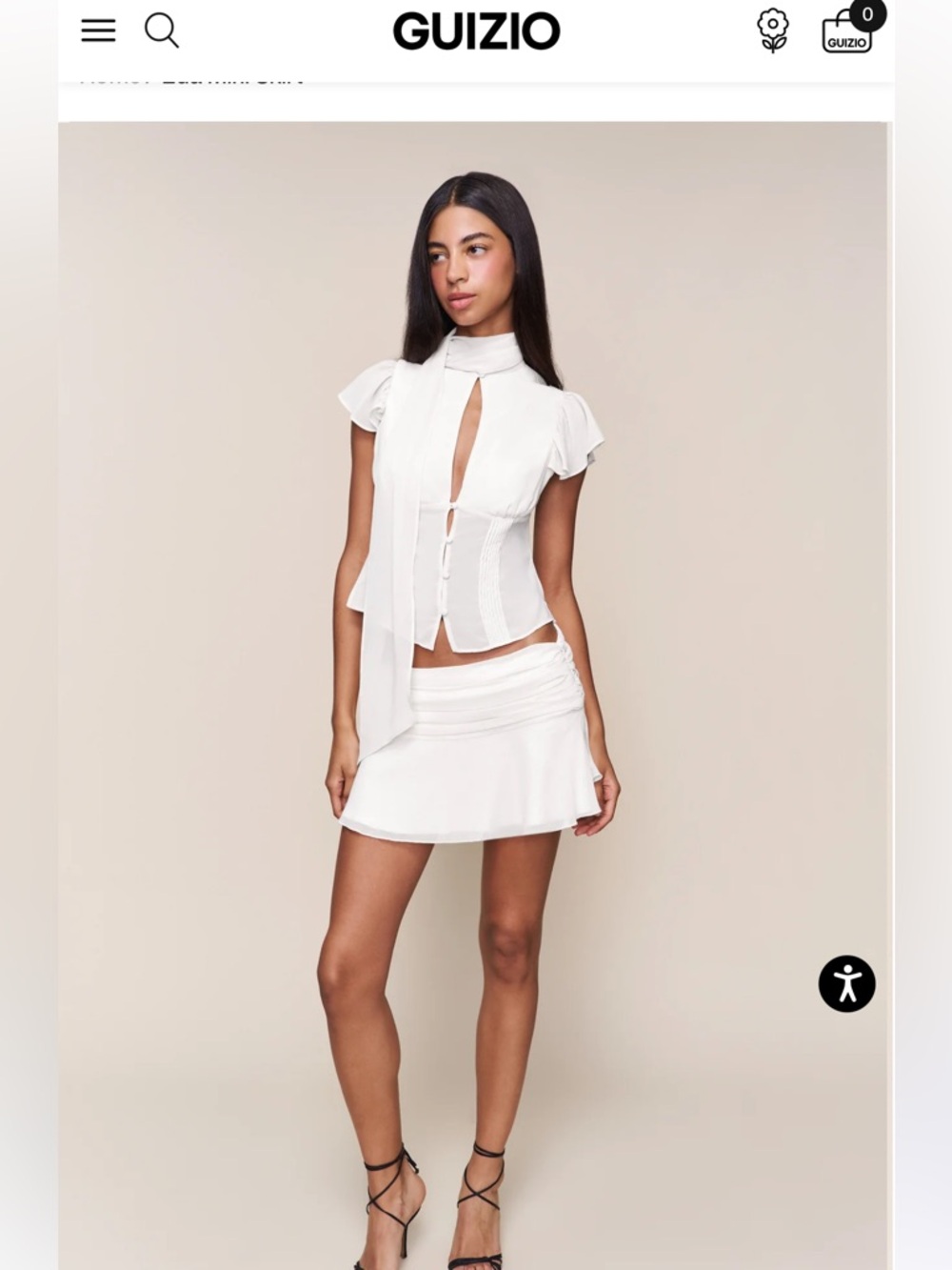 Danielle Guizio White set